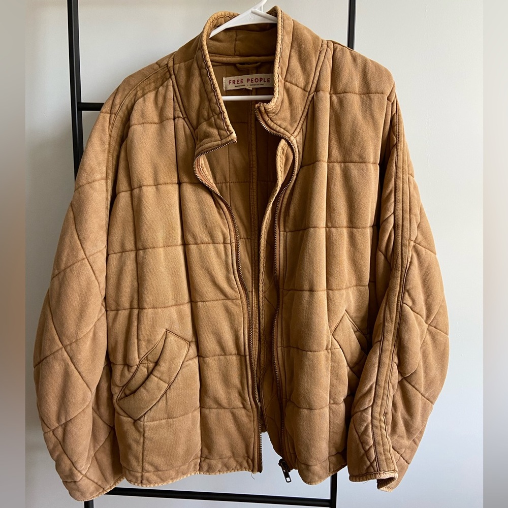 Free People Dolman Sleeve Quilted Jacket